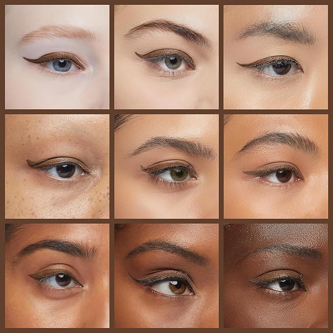 Heroine Make by KISSME Prime Waterproof Liquid Eyeliner, Stay All Day Long & Precise Eye Makeup from Japan, 03 Natural Brown 0.4mL/0.01 Fl Oz