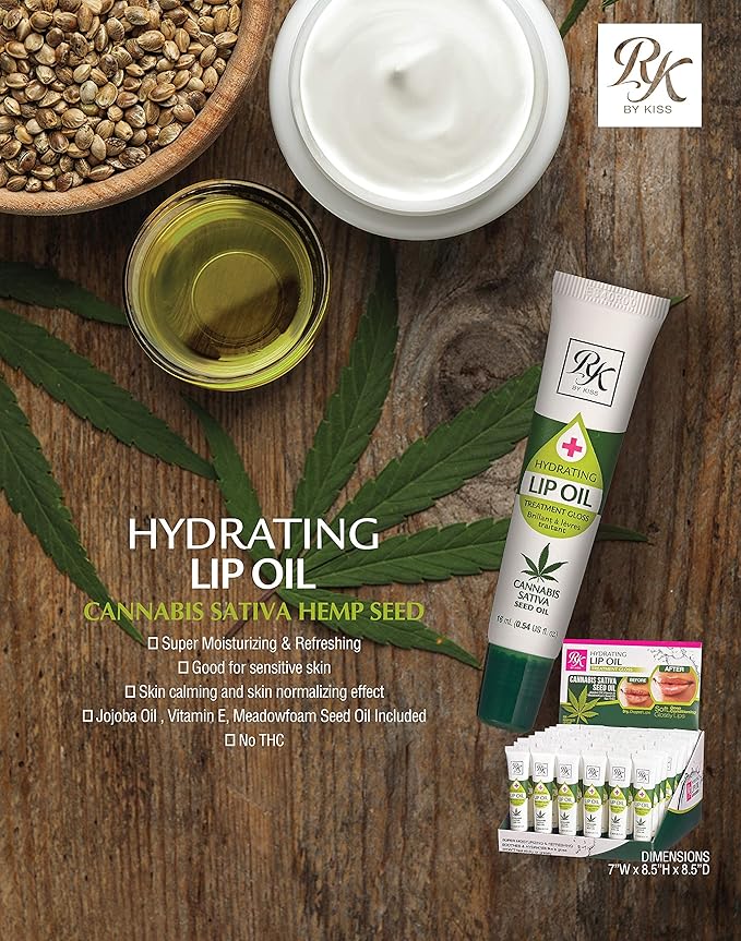 Ruby Kisses Hydrating Lip Oil Cannabis
