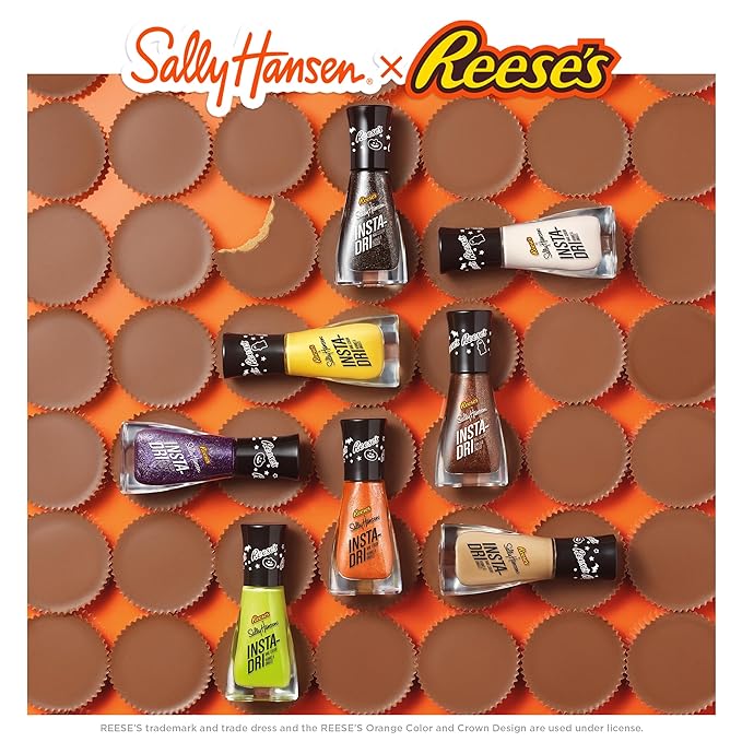 Sally Hansen Insta-Dri, Rep, Nail Polish Quick Dry, One-Coat Application, Doesn't Chip, Long-Lasting, Perfect for on the Go, 0.3oz
