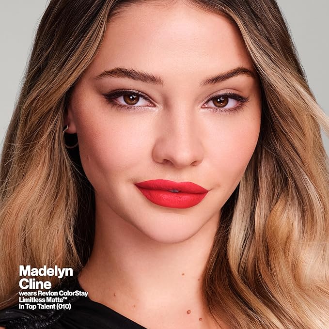 Revlon ColorStay Limitless Matte Liquid Lipstick, Vegan Formula, No-Budge, Longwear Lip Color, Long Lasting, Lightweight/Comfortable, Waterproof, 006 Manifest, 0.17 fl oz