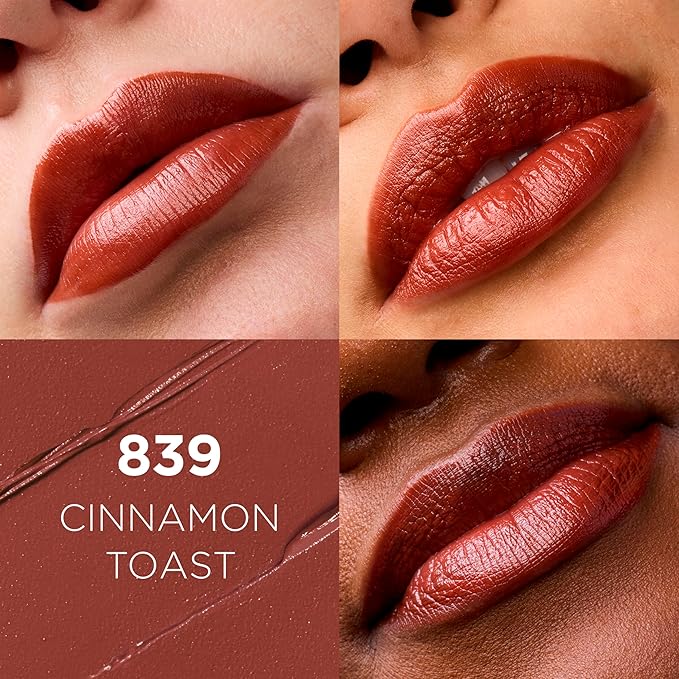 L’Oréal Paris Colour Riche Original Creamy, Hydrating Satin Lipstick with Argan Oil and Vitamin E, Cinnamon Toast , 1 Count