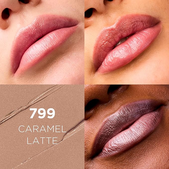 L’Oréal Paris Colour Riche Original Creamy, Hydrating Satin Lipstick with Argan Oil and Vitamin E, Caramel Latte , 1 Count