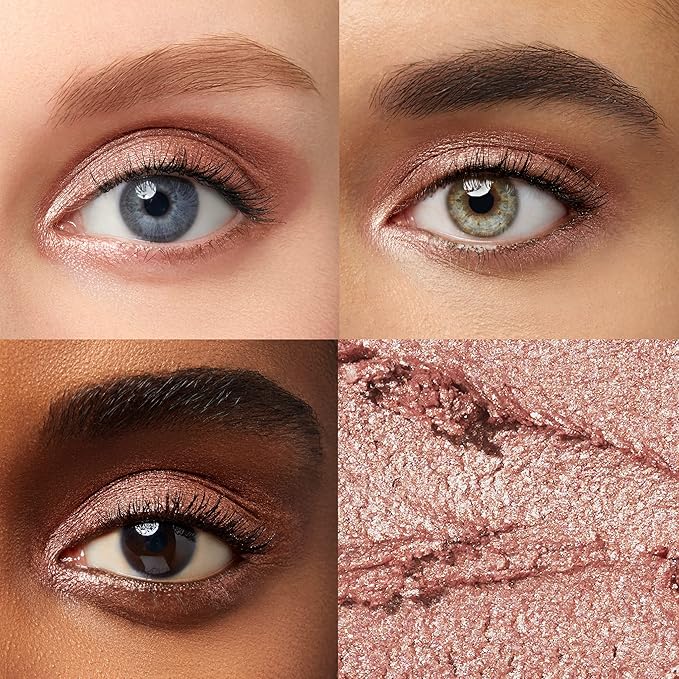 Julep Eyeshadow 101 Crème-to-Powder Waterproof Eyeshadow Stick – Rose Shimmer – Long-Lasting, Crease-Proof, Pearlescent Rose Shimmer Cream Eyeshadow with Built-in Smudger