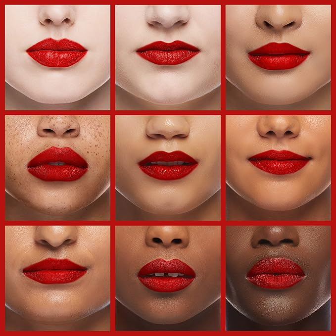 wet n wild Silk Finish Lipstick, Hydrating Rich Buildable Lip Color, Formulated with Vitamins A,E, & Macadamia for Ultimate Hydration, Cruelty-Free & Vegan - Hot Red