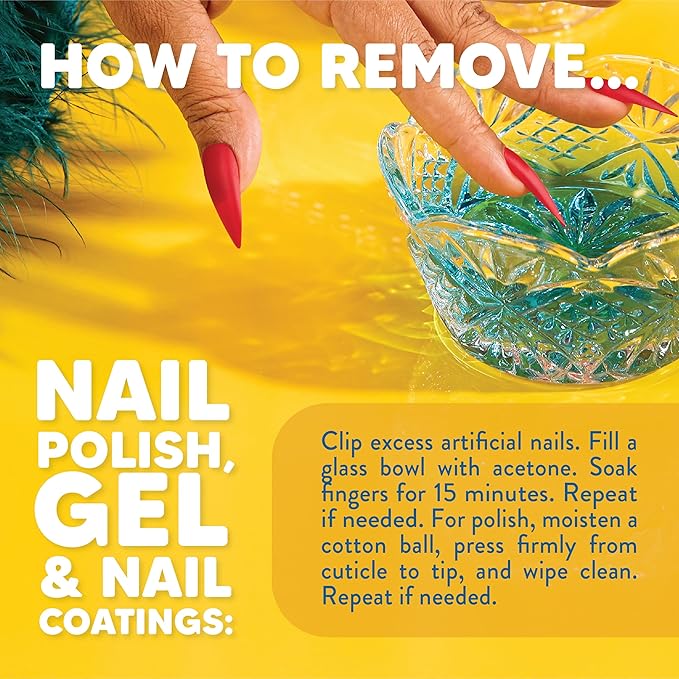 Onyx Professional Coconut Scented Nail Polish Remover with Nail File, 16 oz, Maximum Strength Soak Off Gel Polish Remover, Vitamin E & Grape Seed Oil Enriched Nourishing Formula