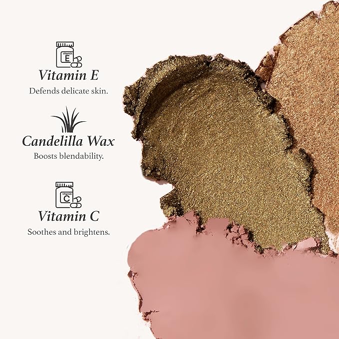 Julep Eyeshadow 101 Cream-to-Powder Waterproof Shadow Stick – Copper Shimmer – Long-Lasting, Crease-Proof, Shimmer Cream Eyeshadow with Built-in Smudger