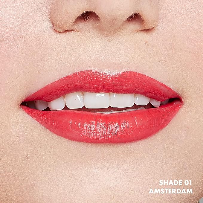 NYX PROFESSIONAL MAKEUP Soft Matte Lip Cream, Lightweight Liquid Lipstick - Amsterdam (Pure Red)