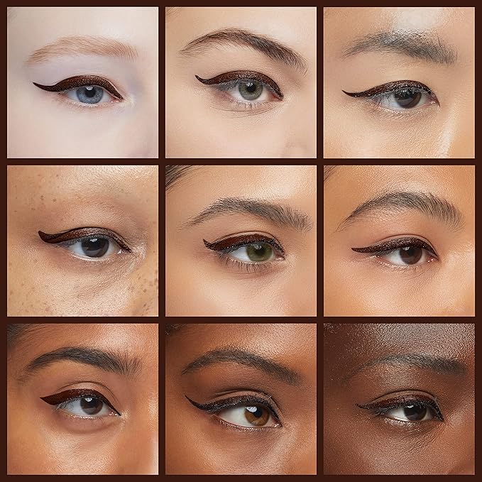 Almay Conditioning Liquid Eyeliner, Longwearing, Waterproof, Hydrating, 20 Brown, 0.03 fl oz.