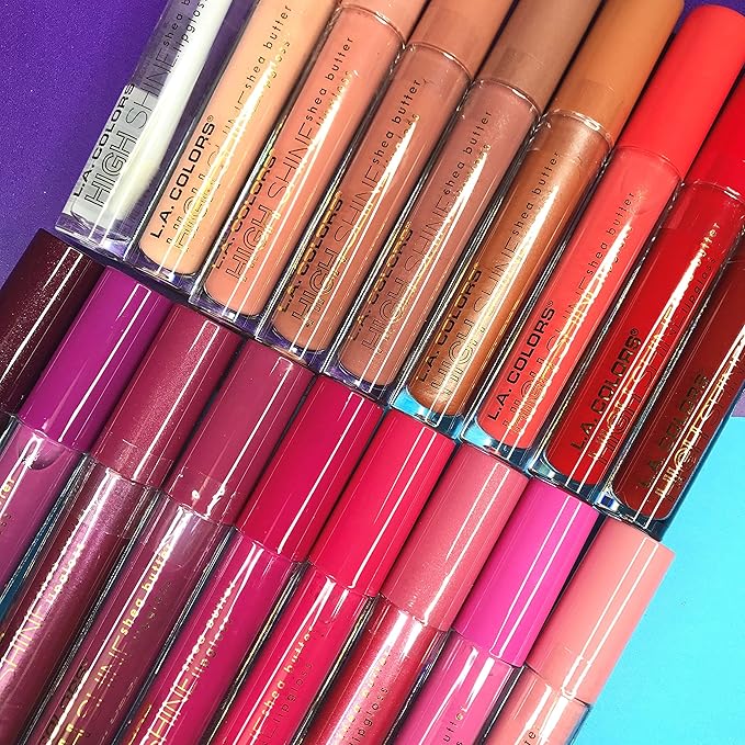 L.A. COLORS High Shine Lipgloss, Amplify CLG946 (Pack of 2)