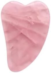 Mei Apothecary Mini Rose Quartz Gua Sha Facial Massage Beauty Tool