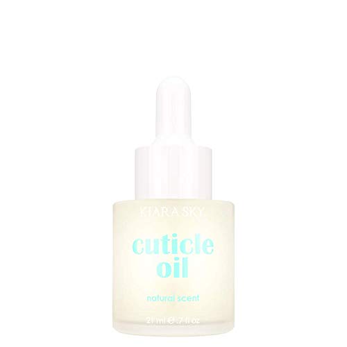 KIARA SKY Hydrating Nail and Cuticle Oil - Stronger Cuticle - Ultra Nourishing Repair Nail Strengthener - Ultimate Nail Growth - Cuticle Oil for Weak Damaged Nails, 7 fl oz (Natural)