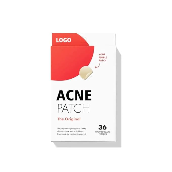 Hydrocolloid Acne Patch Stickers – Overnight Blemish & Cystic Acne Treatment with Tea Tree Oil | Invisible Skin Spot Care Patches (Pack size)