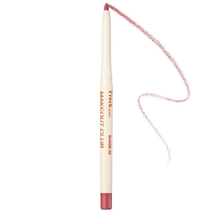 Freck Beauty MAKEOUT CLUB Nude Muse Lip Liner, Non Drying, Smooth Highly Pigmented Retractable Liner, Infused with Jojoba and Hyaluronic Acid, 02 - Warm Pink Nude
