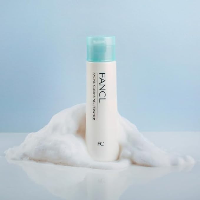 FANCL Facial Cleansing Powder – Japanese Powder-to-Foam Cleanser with Agar & Rice Starch, Gently Removes Impurities & Clogged Pores, Preservative-Free Hydrating Formula [US Exclusive Edition]