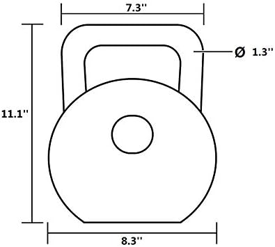 Competition Kettlebell|Premium Quality Coated Steel|Ergonomic Design|Great for Weight