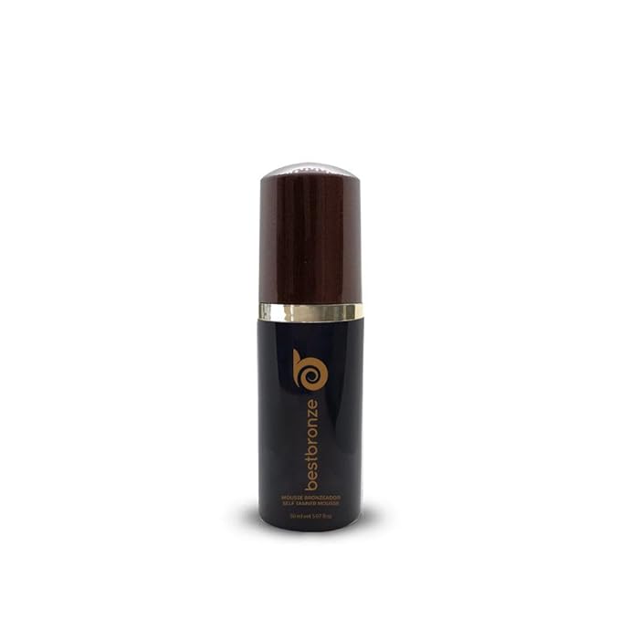 Best Bronze Tinted Travel Self Tanner Mousse - Sunless Tanner Foam for Customizable Light, Medium & Dark Tan - Vegan Tanning Mousse & Travel Size Self Tanner (1.7 Fl Oz)
