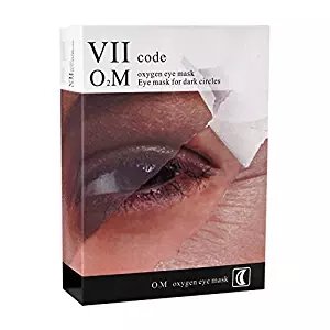 VIIcode O2M Oxygen Eye Pads for Dark Circles - Reduces Puffiness, Crow's Feet, Fine Lines and Bags - Most Effective Treatments for Dark Circle 1 Box /6 Pairs…