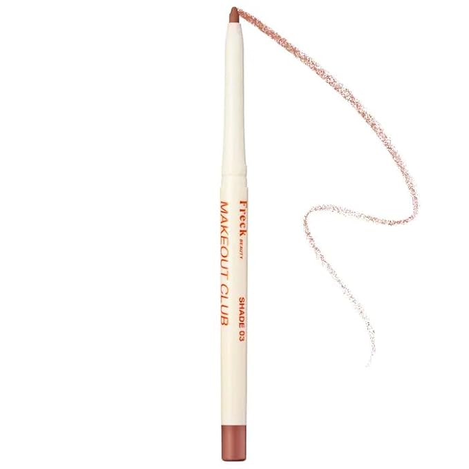 Freck Beauty MAKEOUT CLUB Nude Muse Lip Liner, Non Drying, Smooth Highly Pigmented Retractable Liner, Infused with Jojoba and Hyaluronic Acid, 03 - Camel Beige