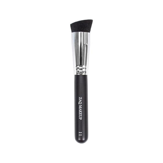 ZAQ Professional Angled Foundation Brush Premium Synthetic Makeup Brush Bronzer Contour Brush Cosmetic Applicator for Blending Liquid Powder BB Cream
