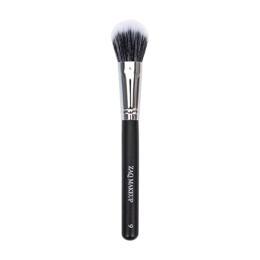 ZAQ Large Blush Brush, Professional Fluffy Powder Blush Makeup Brush, Perfect for Blush Bronzer and Setting Powder, Soft Synthetic Bristles