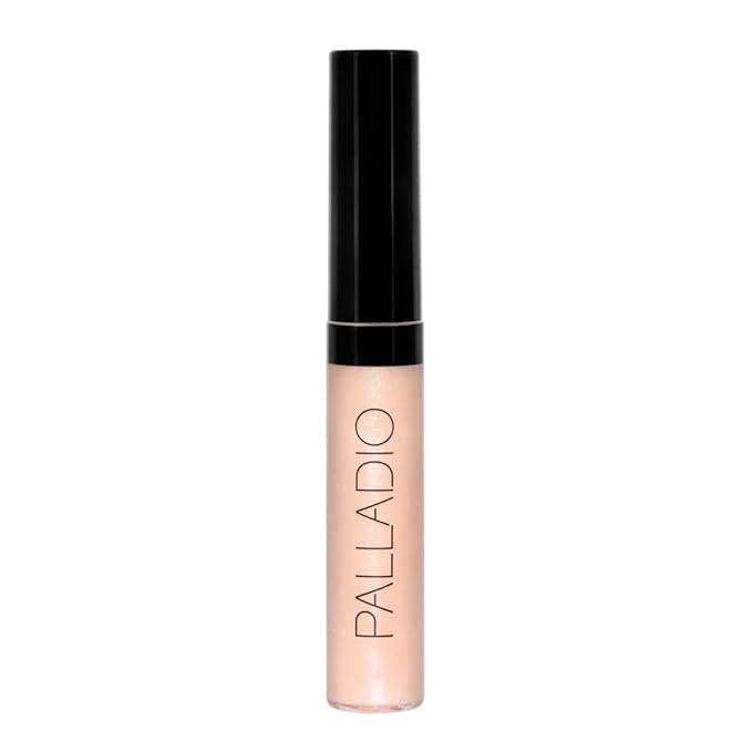 Palladio Lip Gloss, Non-Sticky Lip Gloss, Contains Vitamin E and Aloe, Offers Intense Color and Moisturization, Minimizes Lip Wrinkles, Softens Lips with Beautiful Shiny Finish, Vanilla Cupcake
