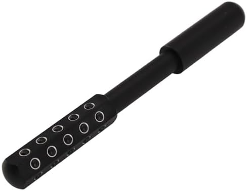 Betypura 30-Stone Facial Roller - Cooling Face & Neck Massager Tool for Skin Rejuvenation | 360° Contouring with Germanium Stones & Aircraft Aluminum | Portable 7.6" Beauty Roller - Black