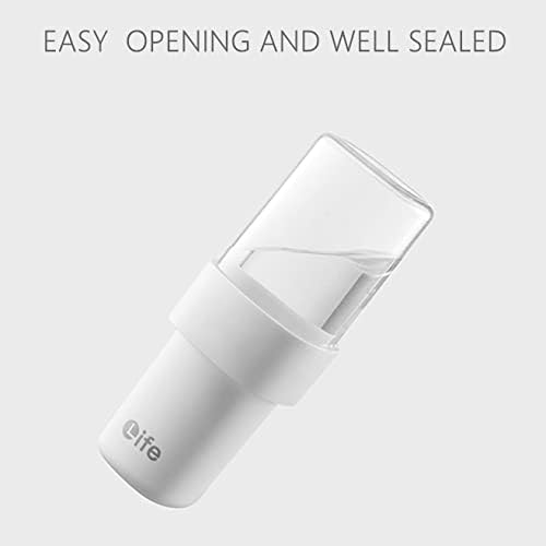 Travel Toothbrush Case with 5 Toothbrush Head Protective Case, Covered Toothbrush Holders for Regular and Electric Toothbrushes (Oral B Philips), Container for Camping School Business Trip Bathroom