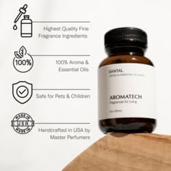 Aromatech Oud Saphir Aroma Essential Oil Blend: Luxury Hotel Inspired Aromatherapy with for Ultrasonic Diffusers & Nebulizers - 500 mL