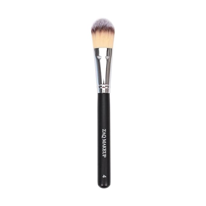 ZAQ Professional Foundation Brush Premium Synthetic Makeup Brush Bronzer Contour Brush Cosmetic Applicator for Blending Liquid Powder BB Cream
