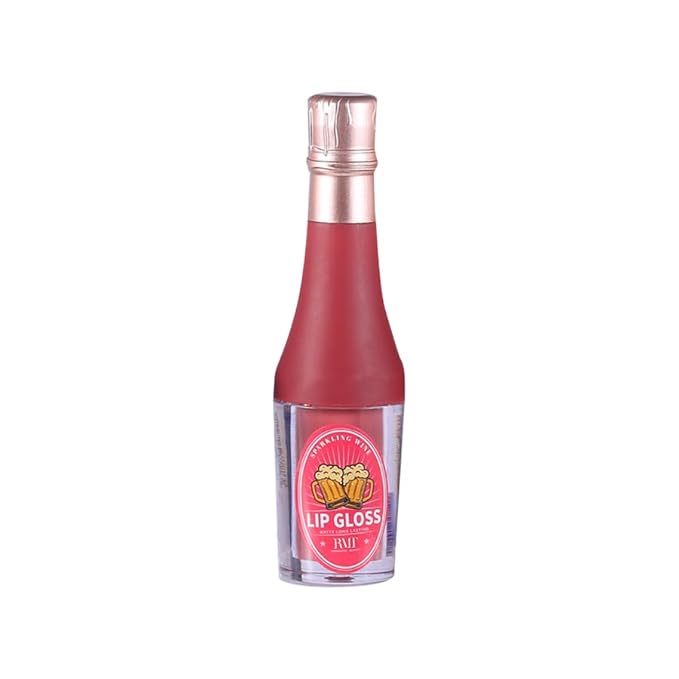 Nude Tined Long Lasting Matte Lipgloss in Bottle Shape Container (05)