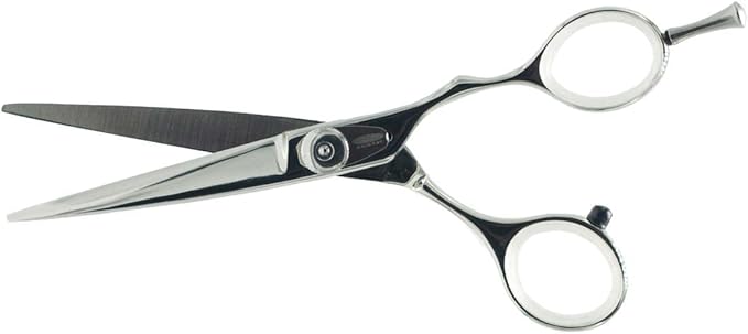 Cricket Logo Gold Series Pro Hair Cutting Scissors, 5.75" - Hair Scissors for Professionals & Barber, Convex Edge Blade, Forged Stainless Steel, Adjustable Tension, Ergonomic Grip