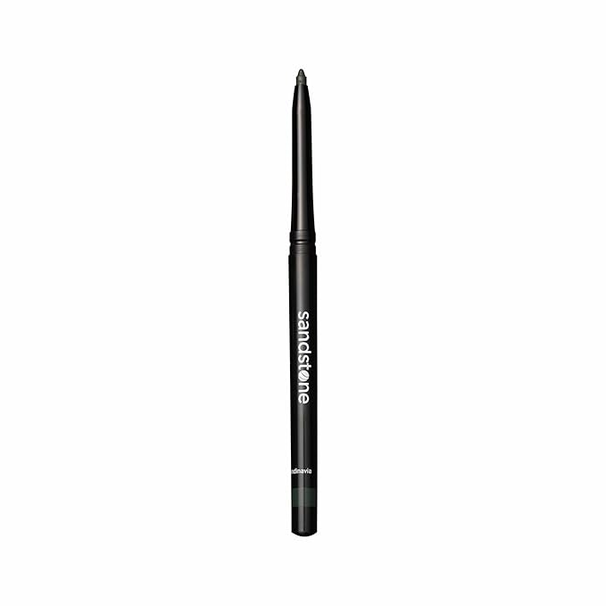 Sandstone Scandinavia Waterproof Eyeliner Pencil - Vegan Hypoallergenic for Sensitive Eyes - Smudge Proof Gel-Eyeliner - Hypoallergenic Makeup (Green)