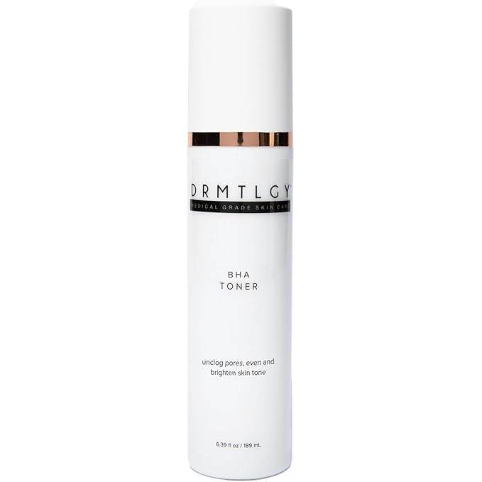 DRMTLGY BHA Clarifying Toner for Face – FSA/HSA Eligible Skin Care with 2% Salicylic Acid – Face Toner & Acne Treatment – Pore Reducing Skincare for Oily & Acne-Prone Skin (6.39 oz/189 ml)