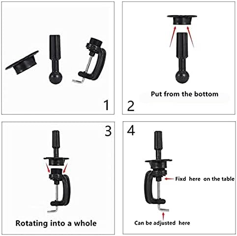 Hairingrid 26"-28" Mannequin Head Hair Styling Training Manikin Cosmetology Doll Head Synthetic Fiber Hair and Free Clamp Holder (Black)