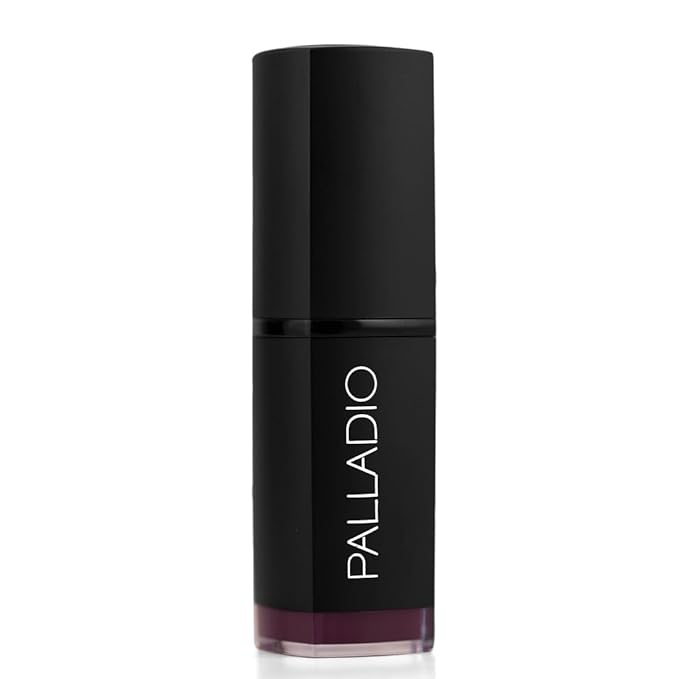 Palladio Herbal Matte Lipstick, Creamy and Full Coverage Long Lasting Matte Lipstick, Darling Damask