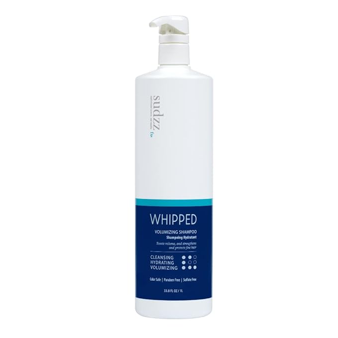 SUDZZFX Whipped Volumizing Shampoo - Hair Care Products for Men & Women - Protect & Repairs Damaged hair - Silky and Smooth Shampoo for Dry Hair - Sulfate Paraben Free- 33.8 Fl Oz
