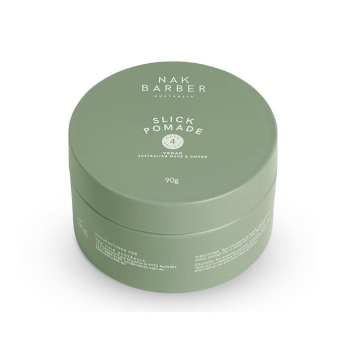 NAK Barber Slick Pomade 90g - Anti-Frizz Clay for Men Hair