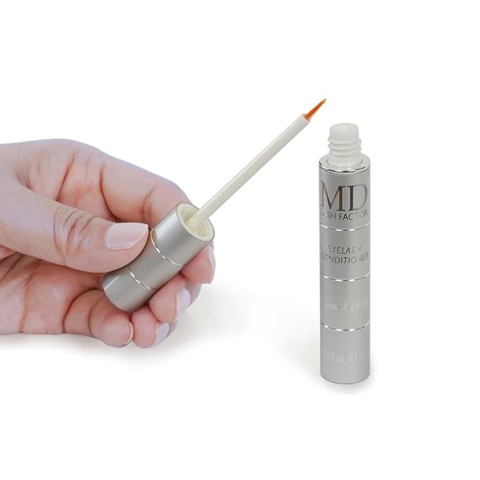 MD Lash Factor Eyelash Conditioner Advanced Lash Enhancing Serum for Longer Thicker Fuller Looking Lashes Cruelty-Free for Sensitive Eyes 0.05 fl oz Trial Size
