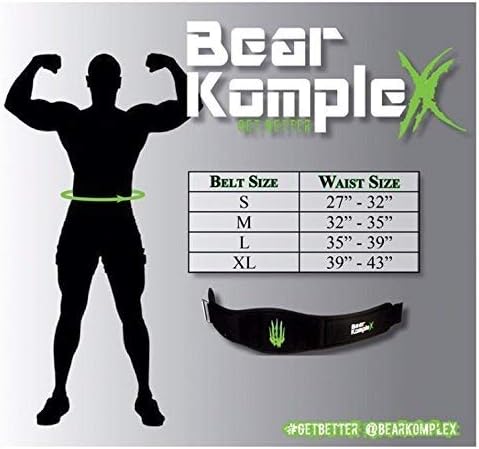 Bear KompleX 6" Strength Weightlifting Belt for Men