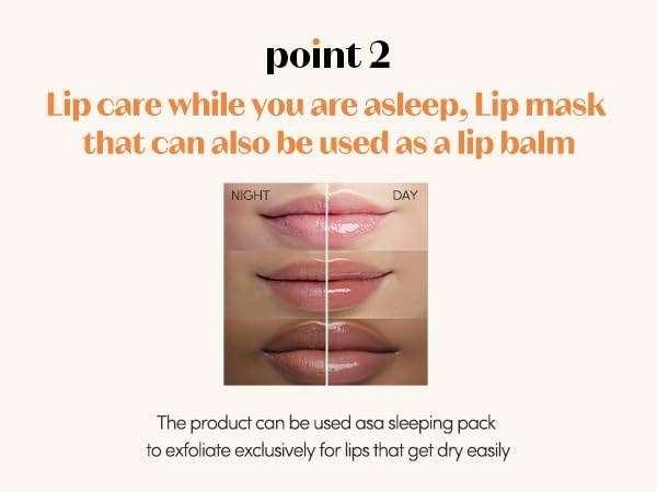 ETUDE Ginger Sugar Overnight Lip Mask 23g | Korean Lip Sleeping Mask Skin Care | Smooth and Moist Lips | Natural Ingredients Nourish & Hydrate Ginger Shea Butter Give Moisturizing Effect