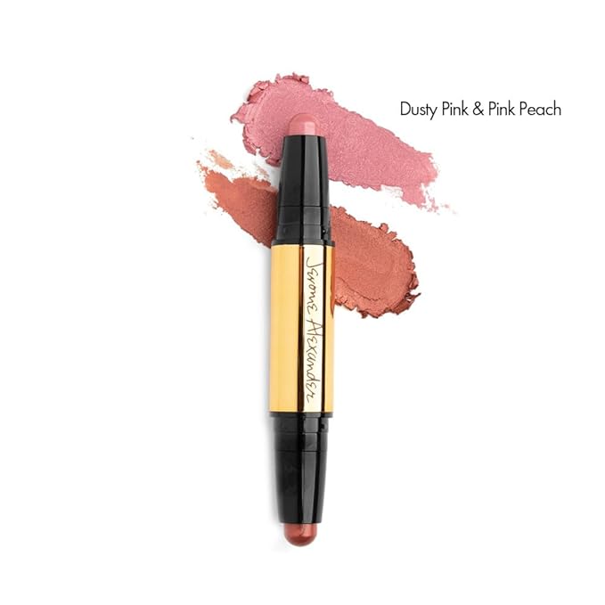 Jerome Alexander - JA Basics Dual-Ended Eyeshadow Stick (Pink Peach/Dusty Pink)