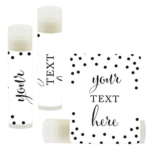 Andaz Press Personalized Lip Balm Party Black