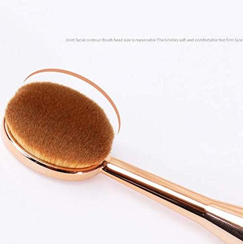 DNHCLL Oval Makeup Brush Set Upgraded Fast Flawless Application Toothbrush Foundation Concealer Blusher Liquid Cream Powder Cosmetic Blending Tools