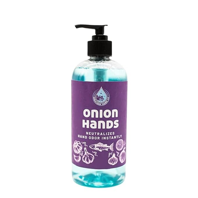Odor-Eliminating Hand Wash – Instantly Removes Onion, Garlic, Fish & Strong Scents – Unscented, Organic Soap upgrade, 16 fl oz – Made in USA