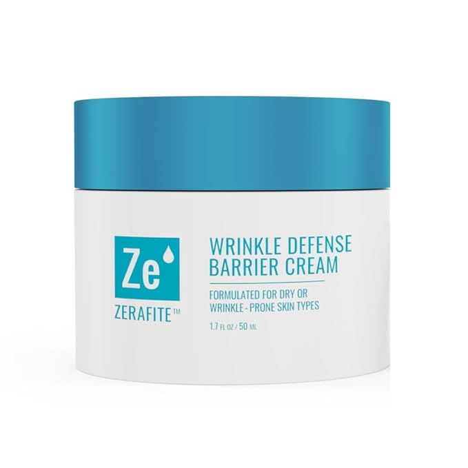 ZERAFITE Wrinkle Defense Barrier Cream (Container + Refill Pod, 1.7 Ounce)
