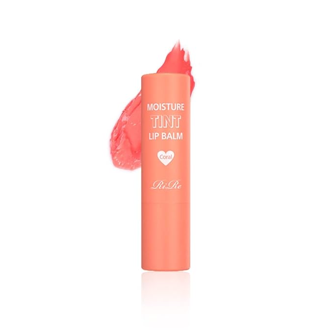 Moisture Tint Lip Balm-Vegetable oil, Shea (Coral)