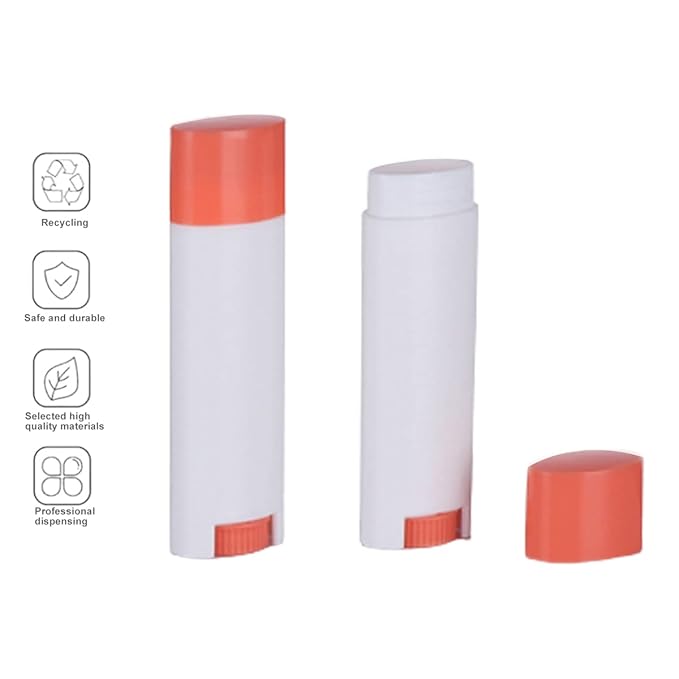 5ml 50Pcs Empty Oval Deodorant Lip balm,DIY