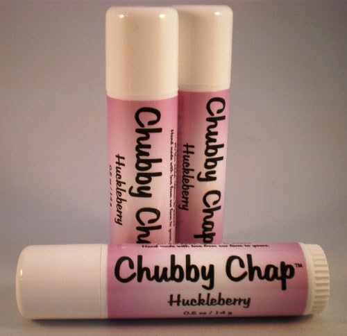 Three (3x) Large Jumbo Chapstick Natural (Huckleberry)