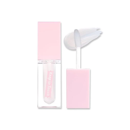 Jelly Plumper Tint (P01 Sparkling Champagne) | Non-Sticky, Long-Lasting & Moisterizing Lip Plumper | Vegan and Cruelty-Free Korean Lip Tint