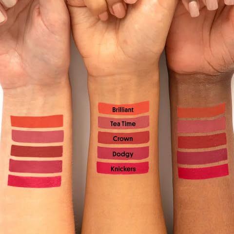 Winky Lux Cheeky Rose Cream Blush – High Pigment, Weightless Color for Cheeks, Effortlessly Blendable Makeup with Vitamin E, Peachy Coral, Brilliant